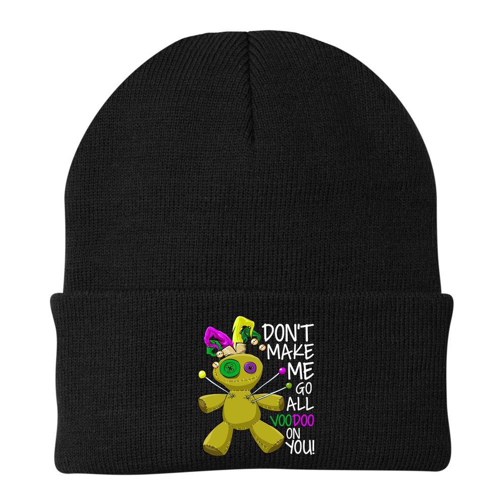 Mardi Gras Voodoo Doll Beanie