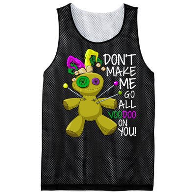 Mardi Gras Voodoo Doll Mesh Reversible Basketball Jersey Tank