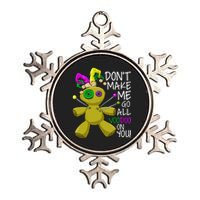 Mardi Gras Voodoo Doll Metallic Star Ornament