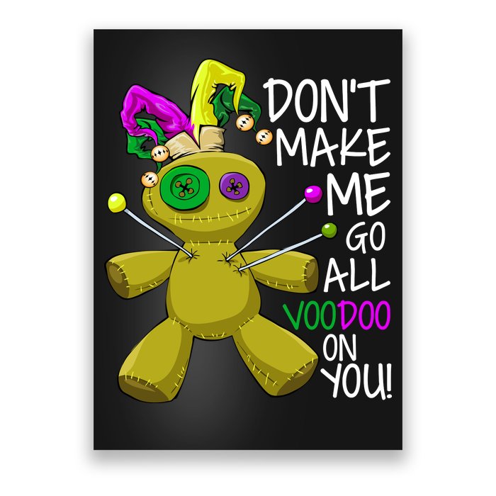 Mardi Gras Voodoo Doll Poster