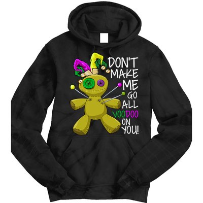 Mardi Gras Voodoo Doll Tie Dye Hoodie