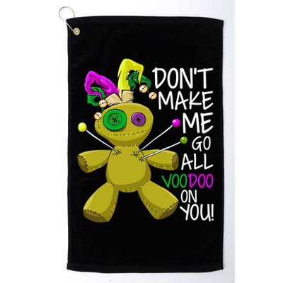 Mardi Gras Voodoo Doll Golf Towel