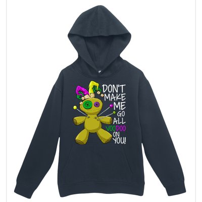 Mardi Gras Voodoo Doll Urban Pullover Hoodie