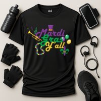 Mardi Gras Y'all Cooling Performance Crew T-Shirt