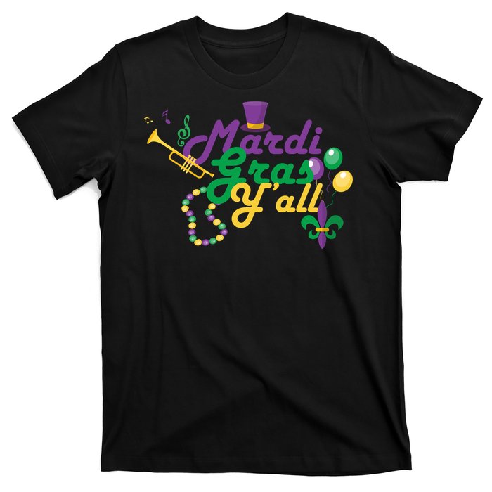 Mardi Gras Y'all T-Shirt