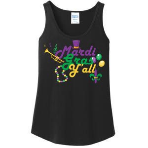 Mardi Gras Y'all Ladies Essential Tank