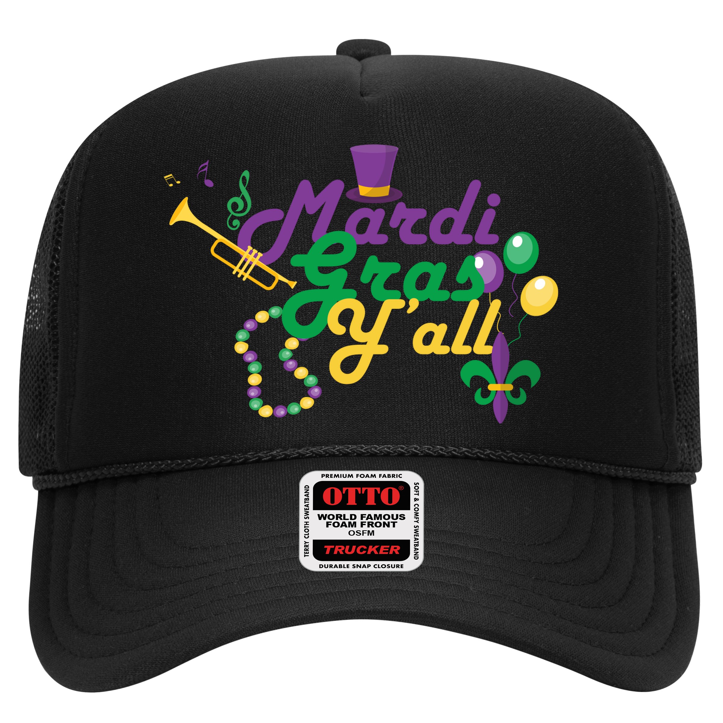 Mardi Gras Y'all Hat