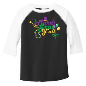 Mardi Gras Y'all Toddler Fine Jersey T-Shirt