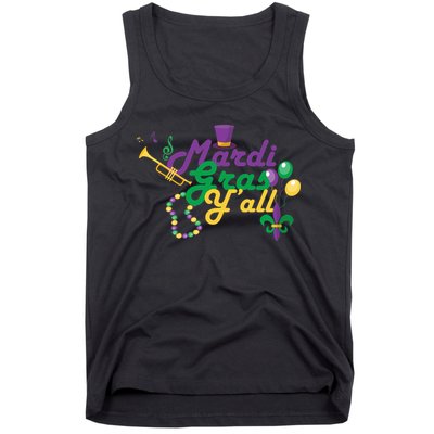 Mardi Gras Y'all Tank Top