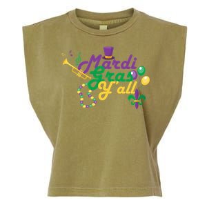 Mardi Gras Y'all Garment-Dyed Women's Muscle Tee