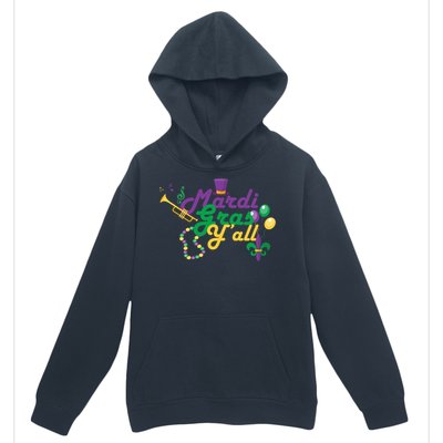 Mardi Gras Y'all Urban Pullover Hoodie