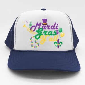 Mardi Gras Y'all Trucker Hat