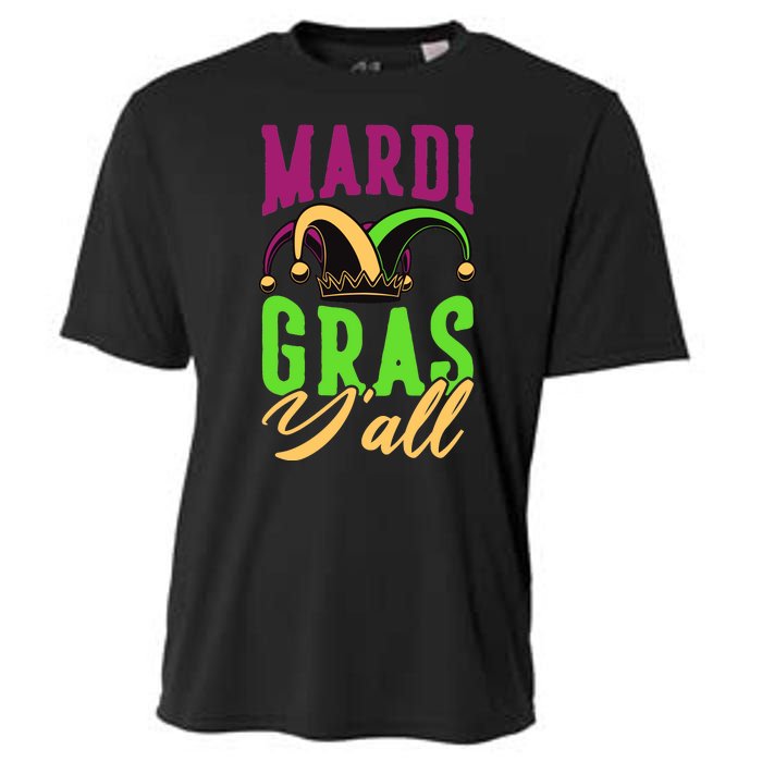 Mardi Gras Y'all Cute Cooling Performance Crew T-Shirt