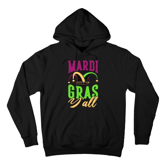 Mardi Gras Y'all Cute Hoodie