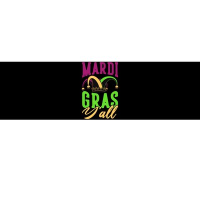 Mardi Gras Y'all Cute Bumper Sticker