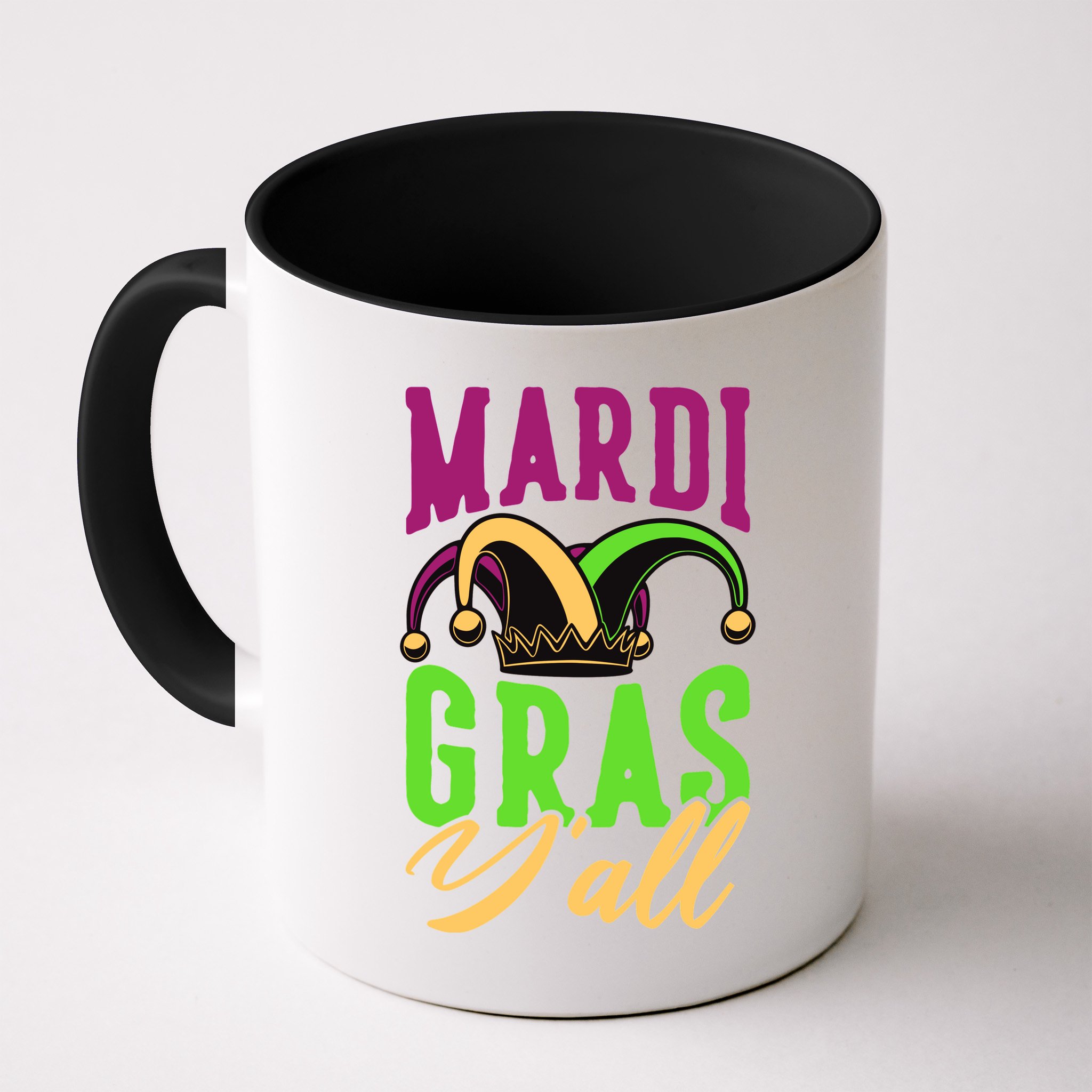 Mardi Gras Y'all Cute Mug