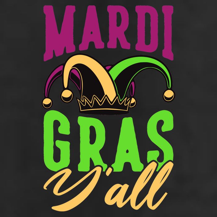 Mardi Gras Y'all Cute 11oz C Handle Ceramic Mug