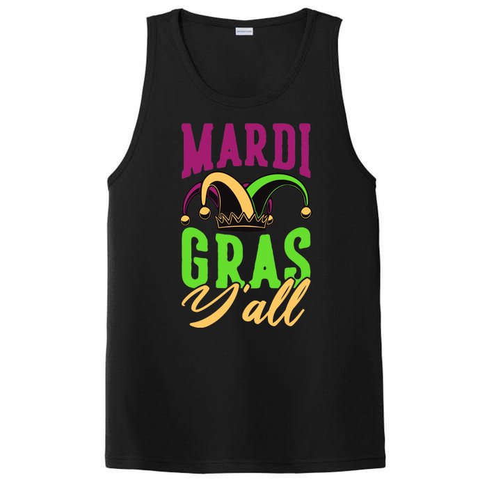 Mardi Gras Y'all Cute PosiCharge Competitor Tank