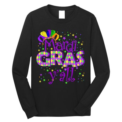 Mardi Gras Y'all New Orleans Party Long Sleeve Shirt