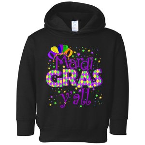 Mardi Gras Y'all New Orleans Party Toddler Hoodie