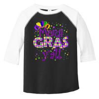 Mardi Gras Y'all New Orleans Party Toddler Fine Jersey T-Shirt