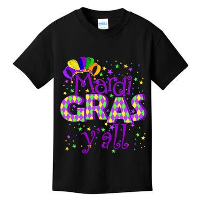Mardi Gras Y'all New Orleans Party Kids T-Shirt