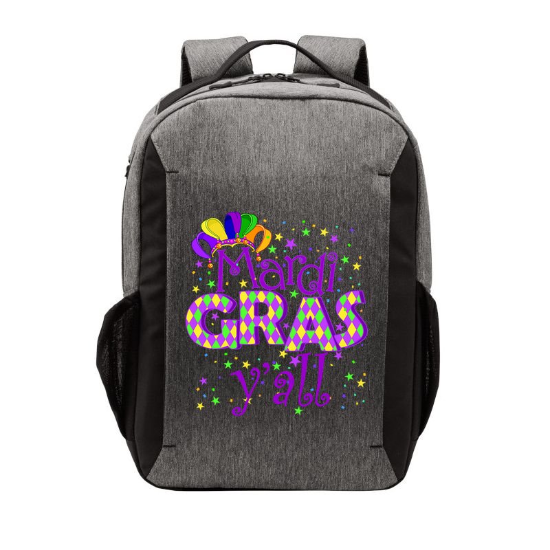Mardi Gras Y'all New Orleans Party Vector Backpack