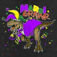 Mardi Grawr T-Rex Cool Comfort Performance Bucket Hat