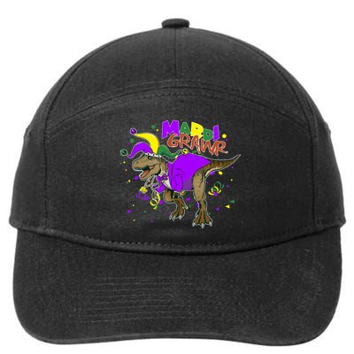 Mardi Grawr T-Rex 7-Panel Snapback Hat