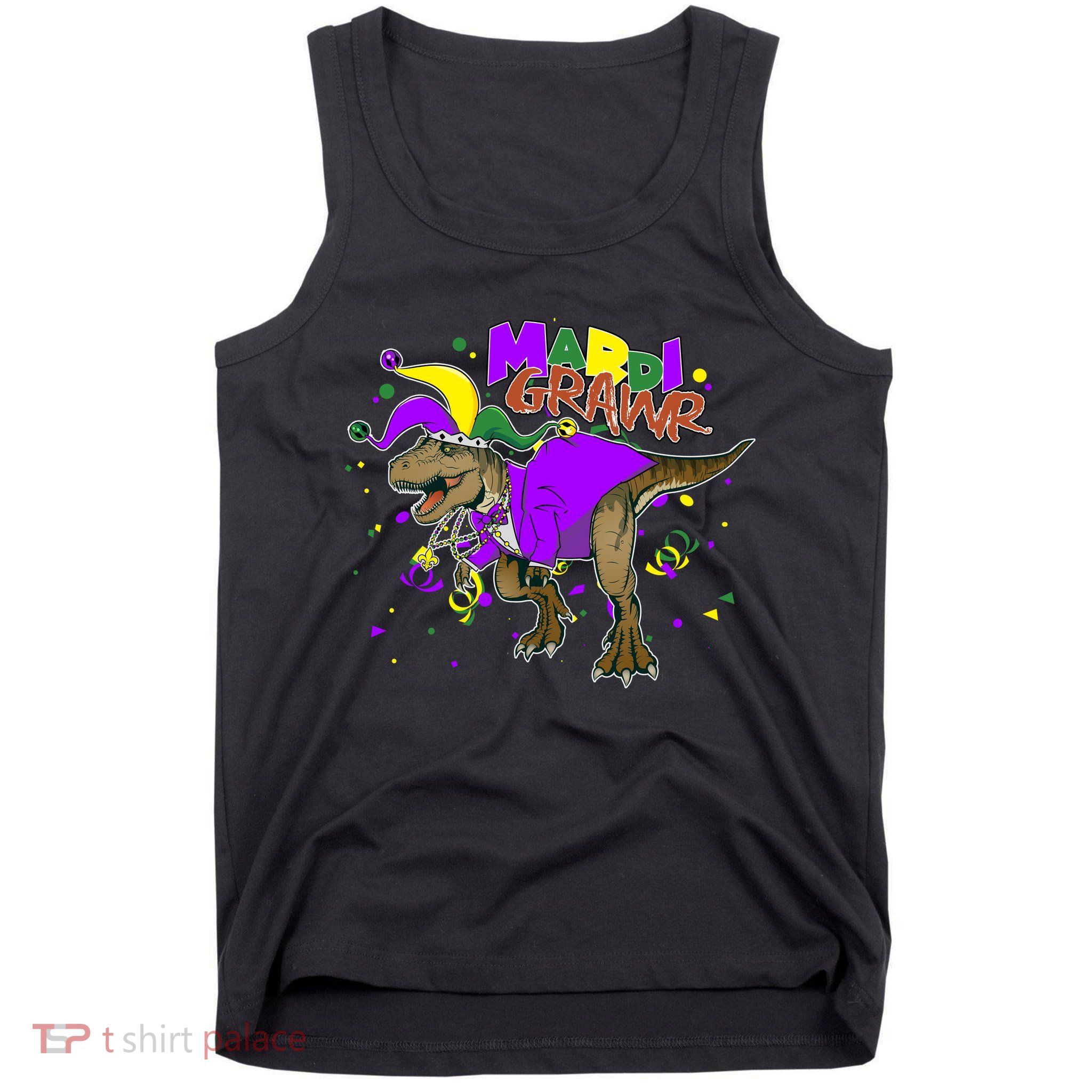 Mardi Grawr T-Rex Tank Top