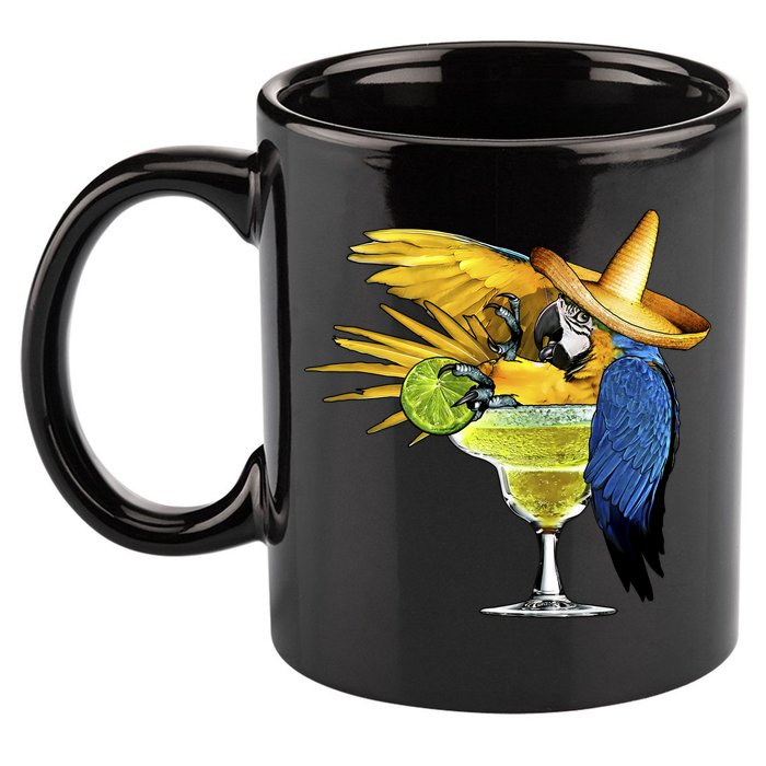Margarita Parrot 11oz C Handle Ceramic Mug