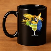 Margarita Parrot 11oz C Handle Ceramic Mug