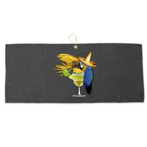 Margarita Parrot Large Microfiber Waffle Golf Towel