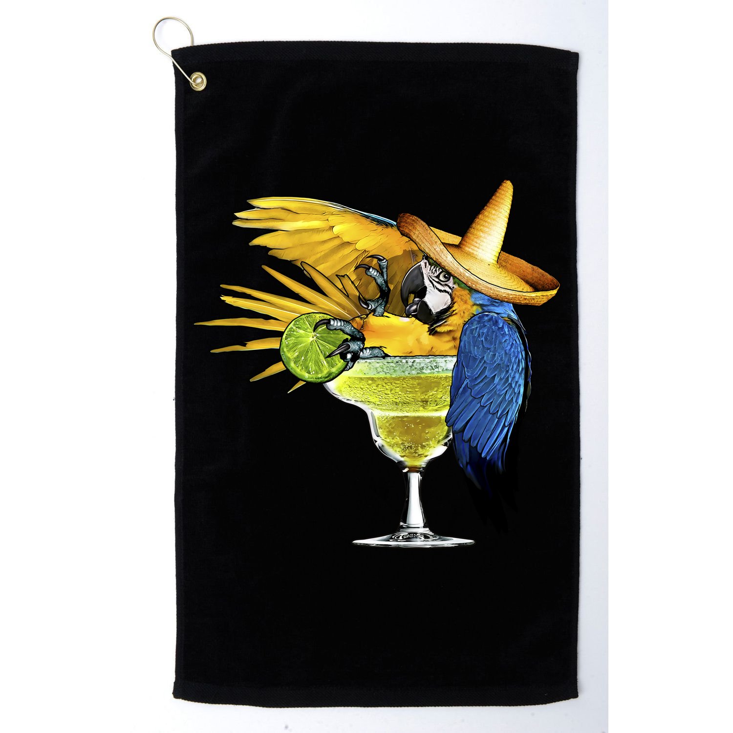 Margarita Parrot Golf Towel