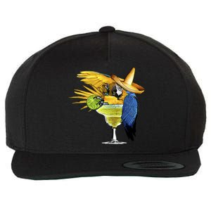 Margarita Parrot Wool Snapback Cap