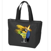 Margarita Parrot Zip Tote Bag