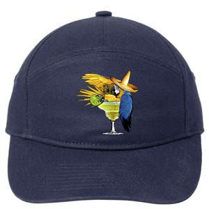 Margarita Parrot 7-Panel Snapback Hat