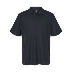 Marijuana Leaf Heartbeat Softstyle Adult Sport Polo