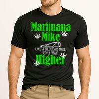 Marijuana Mike Funny Weed 420 Cannabis Cooling Performance Crew T-Shirt