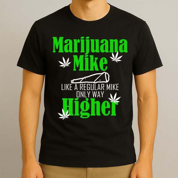 Marijuana Mike Funny Weed 420 Cannabis T-Shirt