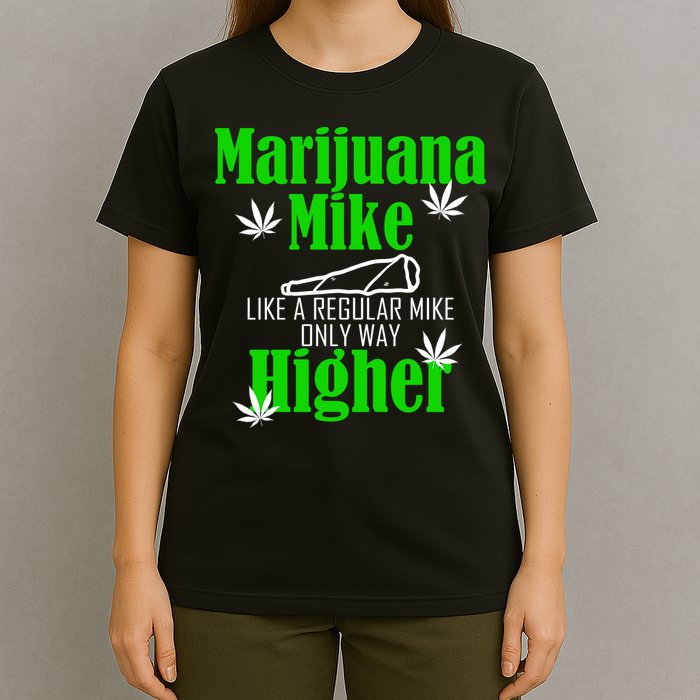 Marijuana Mike Funny Weed 420 Cannabis T-Shirt