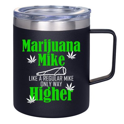 Marijuana Mike Funny Weed 420 Cannabis 12oz Stainless Steel Coffee Mug