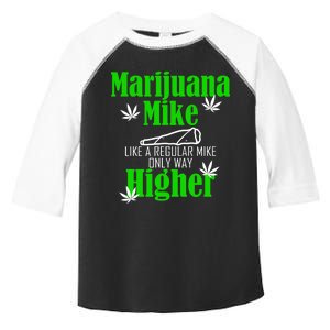 Marijuana Mike Funny Weed 420 Cannabis Toddler Fine Jersey T-Shirt