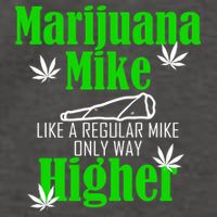 Marijuana Mike Funny Weed 420 Cannabis Vector Backpack