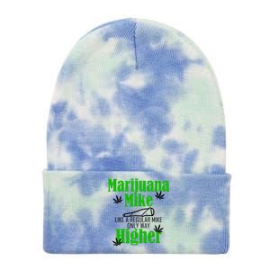 Marijuana Mike Funny Weed 420 Cannabis Tie Dye 12in Knit Beanie