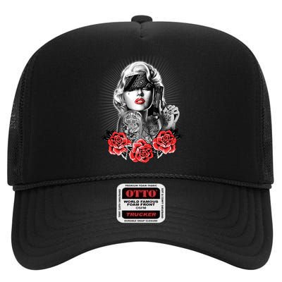 Marilyn Monroe Pain High Crown Mesh Back Trucker Hat