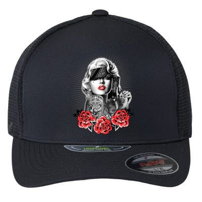 Marilyn Monroe Pain Flexfit Unipanel Trucker Cap