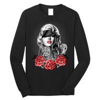 Marilyn Monroe Pain Long Sleeve Shirt