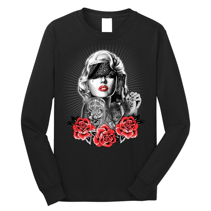 Marilyn Monroe Pain Long Sleeve Shirt