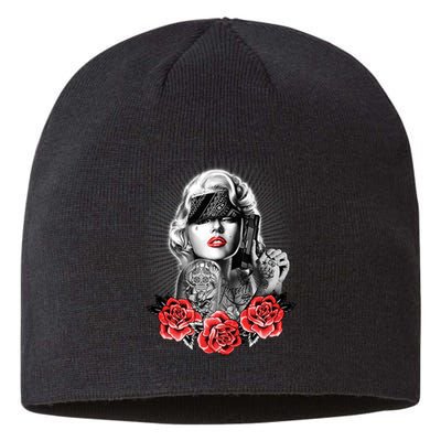 Marilyn Monroe Pain Sustainable Beanie